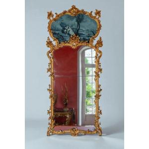 Very Large Louis XV Period Mirror