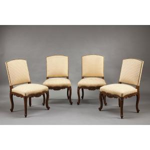 Set Of Four Napoleon III Chairs