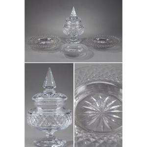 Set Of 3 Plates And A Candy Box