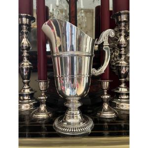 Sterling Silver Helmet Ewer By Puiforcat