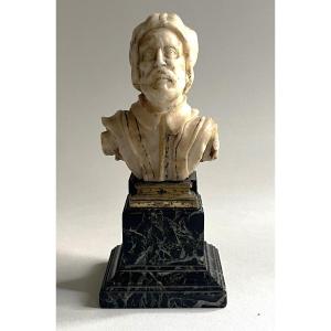 Alabaster Bust, Italy, 17th Century