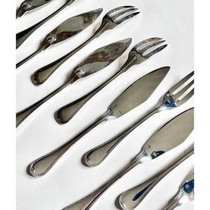 Puiforcat Consulate Model Fish Cutlery