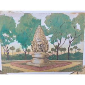 Geo Le Ambiance Angkor Aquarelle