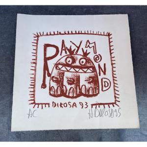 Hervé Di Rosa "raymond" Lithograph