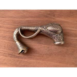 Nineteenth Elephant Cane Handle