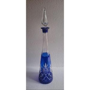 Large Crystal Carafe From Saint Louis, Massenet Model 