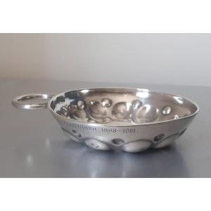Solid Silver Wine Taster 