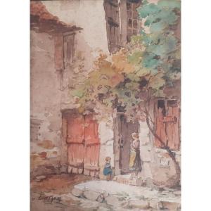 Watercolor By Célestin Lietaer 