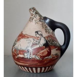 Ciboure Pottery, Fischer Period Coffee Pot