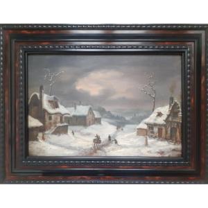 Alphonse Cassard (1787-1842) Winter Landscape