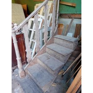 Friendly Small Oak Staircase 109 Eme, Library Staircase