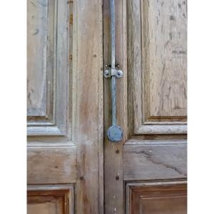 Good Pair Of Framed Communication Doors 18 Eme, Oak Woodwork