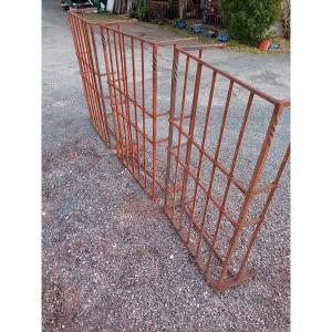 3 Defense Grilles, Window Guard, Wrought Iron 17 Eme