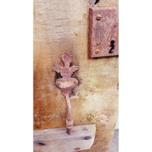 Simple 18th Century Poplar Attic Door