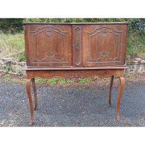 18th Century Flemish Travel Cabinet 