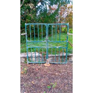 Small Wrought Iron Barrier, Sturdy 19th-century Gate
