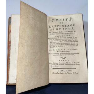 Treatise On Surveying And Land Surveying, 1758 Edition