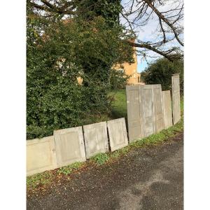 Set Of 19th-century Softwood Closet Doors