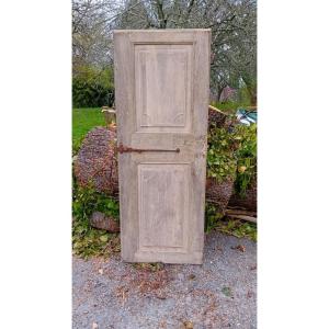 Small Oak Connecting Door, Louis XIV Style Woodwork.