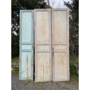 Set Of Antique Fir Doors 