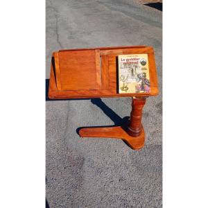 Rare Scriban Mahogany Lectern, Double-function Modular Furniture By Leveson And Sons