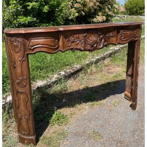 Beautiful 18th Century Regency Fireplace, Walnut Panelling