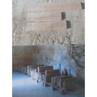 21 M2 De Plancher En Noyer Bouveté parquet bouveté