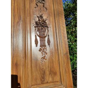 Ravissante Paire De Portes 1900 Art Deco