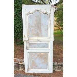 White Door Of 18th Century Woodwork With Character