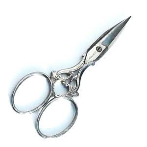 Pair Of Antique Sewing Embroidery Nail Scissors Late 19th Early 20th Century Steel Art Nouveau