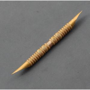 Early 19th Century Solid 18-carat Gold Double-pointed Pen Pen 