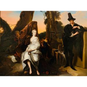 Painting From The Studio Of Jan Van Noordt, End Of The 17th Century / Beginning Of The 18th Century