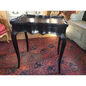 Cabaret Table With Removable Black Lacquered Top, 20th Century 