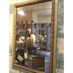 18th-century Wood-framed Mirror With Bérain Molding