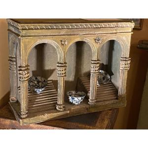 Miniature Architectural Element 'loggia Dei Lanzi In Florence'