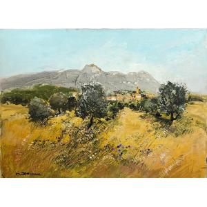 Michel Jouenne (1933–2021), “aureille”, 73x100cm