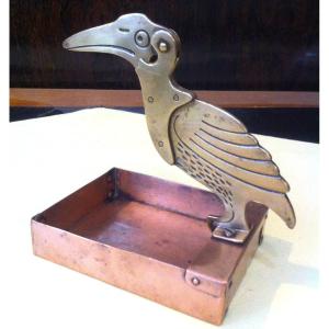 Art Deco Period Pelican Cigar Cutter