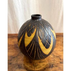 Keramis Catteau Vase From The Art Deco Period