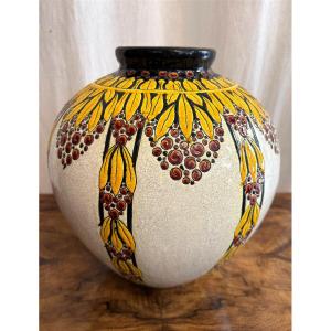 Grape Cluster Vase By Catteau