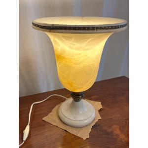 Medici Lamp In Alabaster