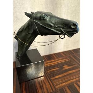 Bronze Horse Bust
