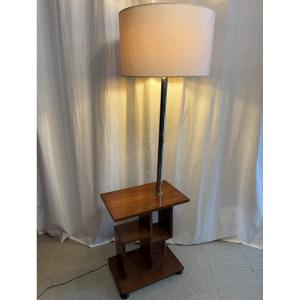 Art Deco Period Side Table/floor Lamp