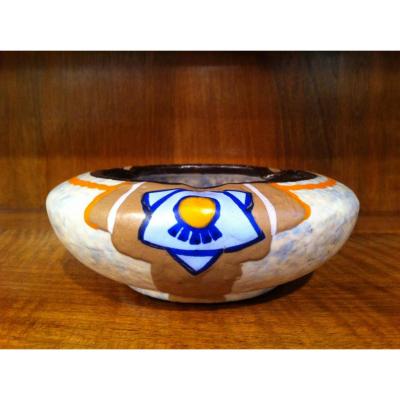 Vintage Art Deco Ashtray Signed Dage