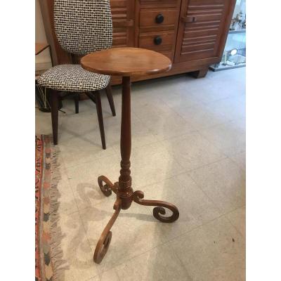 Torchère En Merisier