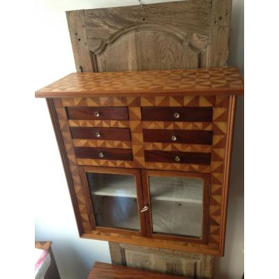 Curiosity Furniture In Hanging Marquetry