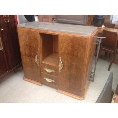 Art Deco Walnut Buffet