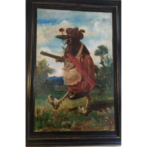 Caricature Of The Hunter As A Sparrowhawk