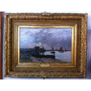 The Ascent To The Port By Emile Vernier