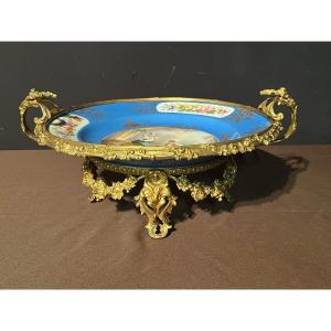 Large Round Cup In Sevres Porcelain