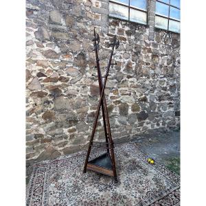 Curious Coat Rack In The Shape Of A Halberd